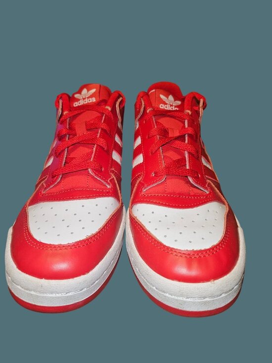 Adidas Forum Low Classic Red Scarlett/Cloud White Men Sneakers Size 9.5 main image 10